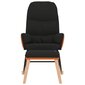 Grozāmais krēsls ar ķeblīti, melnā krāsā, audums cena un informācija | Atpūtas krēsli | 220.lv