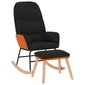 Grozāmais krēsls ar ķeblīti, melnā krāsā, audums cena un informācija | Atpūtas krēsli | 220.lv