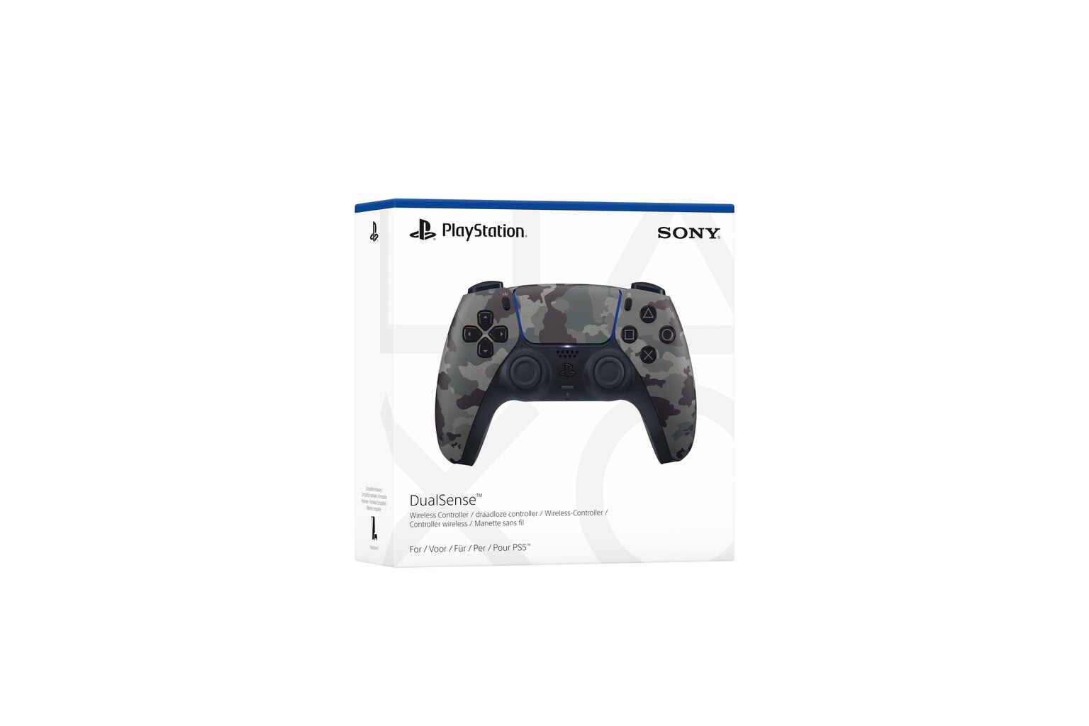 Sony PlayStation DualSense Grey Camouflage bezvada kontrolieris (PS5) цена и информация | Spēļu kontrolieri | 220.lv