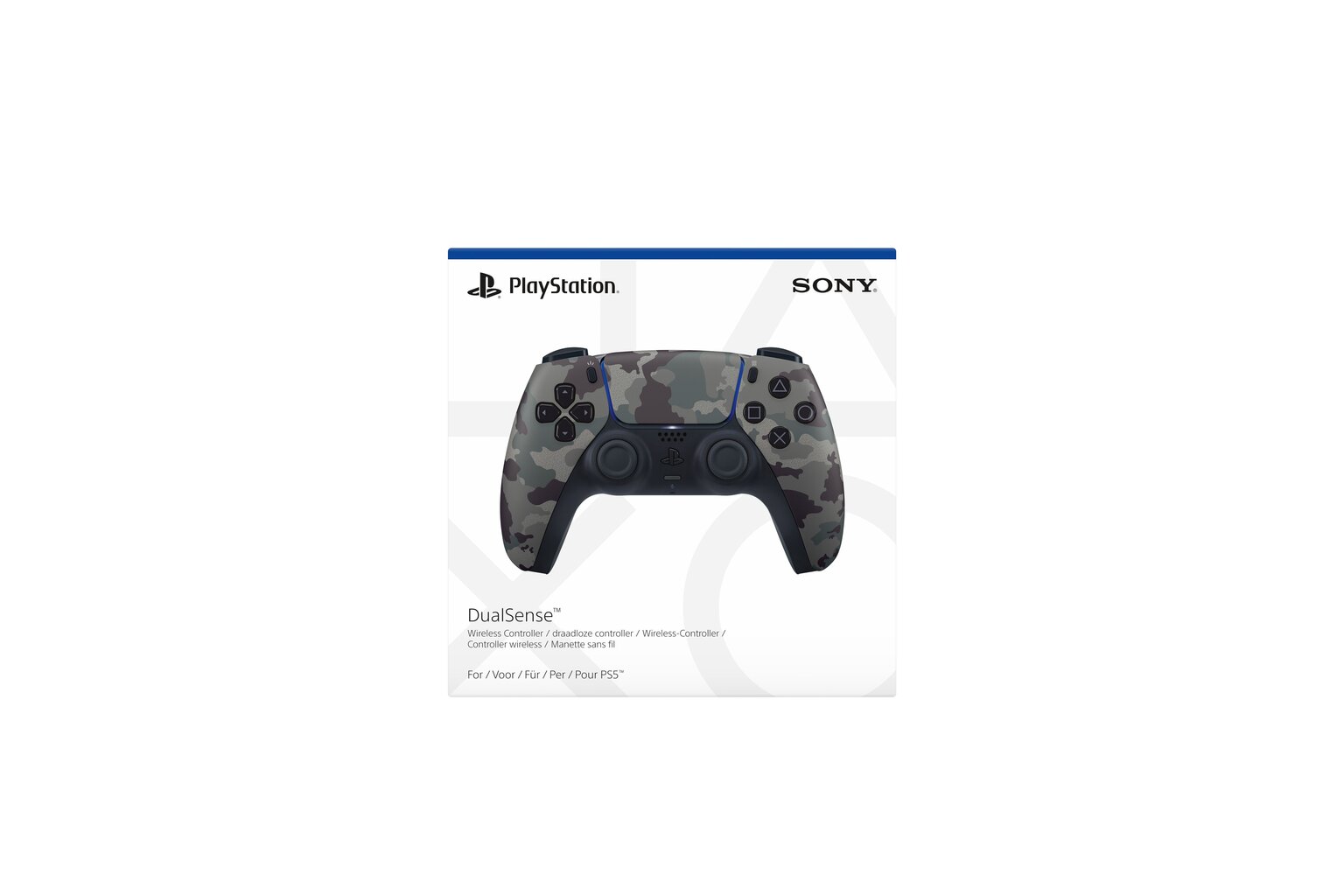 Sony PlayStation DualSense Grey Camouflage bezvada kontrolieris (PS5) цена и информация | Spēļu kontrolieri | 220.lv