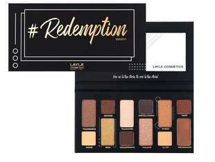 Acu ēnu palete 12 toņi ,Layla Cosmetics Palette Redemption cena un informācija | Acu ēnas, skropstu tušas, zīmuļi, serumi | 220.lv