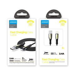 Joyroom Mermaid, USB - Lightning cable 2,4A 2 м black (S-2030K6) цена и информация | Кабели для телефонов | 220.lv