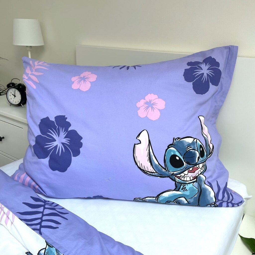 Bērnu gultas veļas komplekts Lilo&Stich, 140x200, 2 daļu цена и информация | Bērnu gultas veļa | 220.lv