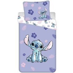 Bērnu gultas veļas komplekts Lilo&Stich, 140x200, 2 daļu цена и информация | Детское постельное бельё | 220.lv