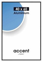 photo frame Accent 40 x 60 cm aluminium black - цена и информация | Рамки, фотоальбомы | 220.lv