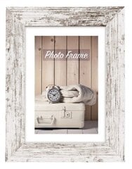 photo frame Nelson vintage 30 x 45 cm wood ivory white - цена и информация | Рамки, фотоальбомы | 220.lv