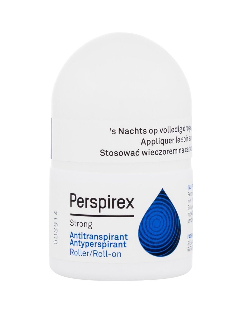 Ilgstošas iedarbības antiperspirants Perspirex Strong, 20 ml cena un informācija | Dezodoranti | 220.lv