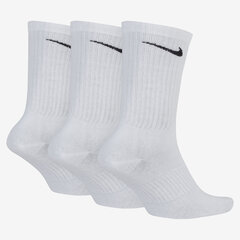 Nike Носки U NK Perf Ltwt Crew 3PR White SX4704 101 цена и информация | Мужские носки, чёрные | 220.lv