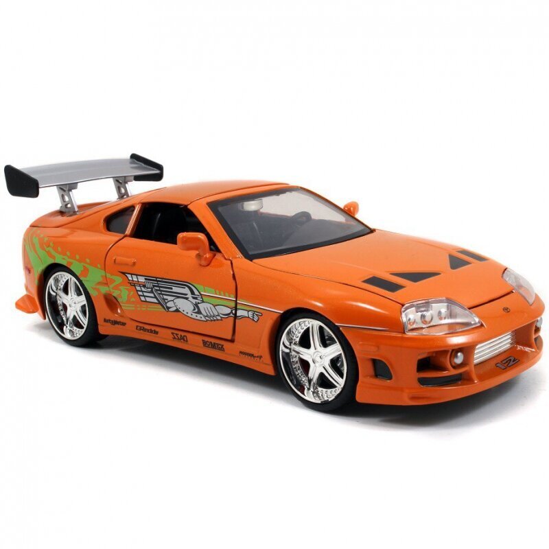 Automašīna Ātrs un bez žēlastības Briano Toyota Supra Action cena un informācija | Rotaļlietas zēniem | 220.lv