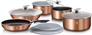 Berlinger Haus Metallic Line Rose Gold Набор посуды, 12 предметов цена и информация | Кастрюли, скороварки | 220.lv
