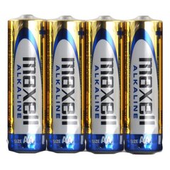 Baterijas Maxell Alkaline, AA (LR6), 4 gab. цена и информация | Батарейки | 220.lv