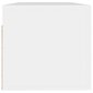 vidaXL sienas skapītis, balts, 100x36,5x35 cm, inženierijas koks cena un informācija | Skapīši viesistabai | 220.lv