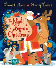 Night Before Christmas, illustrated by Stacey Thomas cena un informācija | Grāmatas pusaudžiem un jauniešiem | 220.lv