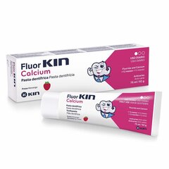 Zobu pasta bērniem Kin Fluor Calcium 75 ml cena un informācija | Zobu pastas, birstes | 220.lv