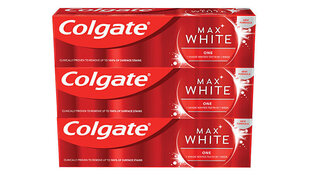 Balinošā zobu pasta Max White One 3 x 75 ml cena un informācija | Colgate Smaržas, kosmētika | 220.lv