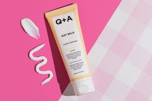 Крем очищающий Q+A Oat Milk,  с овсяным молочком, 125 мл цена и информация | Средства для очищения лица | 220.lv