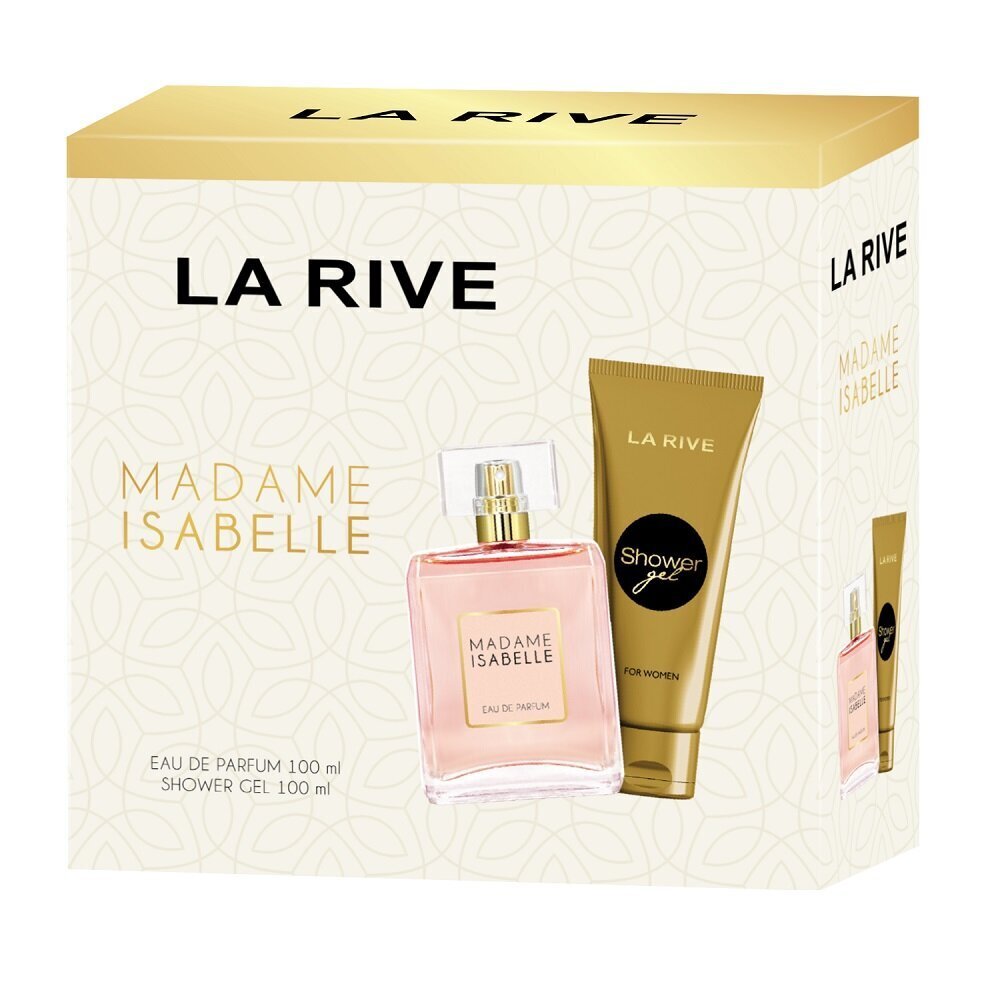 Komplekts sievietēm: La Rive Madame Isabelle EDP 100 ml + dušas želeja 100 ml cena un informācija | Sieviešu smaržas | 220.lv