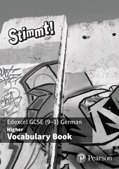 Stimmt! Edexcel GCSE German Higher Vocab Book (pack of 8) цена и информация | Книги для подростков и молодежи | 220.lv