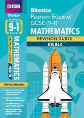 BBC Bitesize Edexcel GCSE (9-1) Maths Higher Revision Guide for home learning, 2021 assessments and 2022 exams: for home learning, 2022 and 2023 assessments and exams cena un informācija | Grāmatas pusaudžiem un jauniešiem | 220.lv