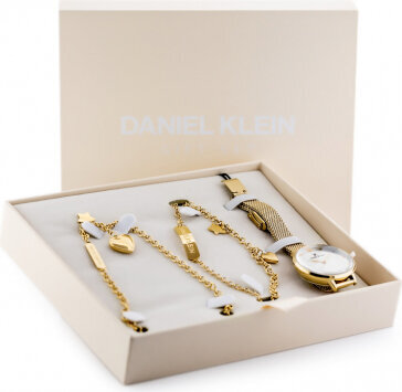 Daniel Klein Dāvanu komplekts WATCH DK13022-3 (zl515c) DK13022-3 cena un informācija | Sieviešu pulksteņi | 220.lv