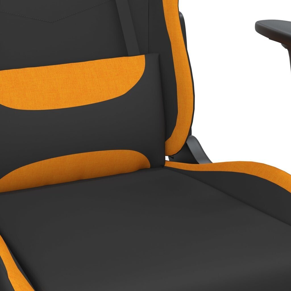 Spēļu krēsls, melns/dzeltens cena un informācija | Biroja krēsli | 220.lv