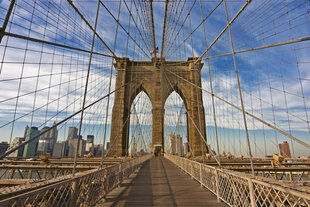Фотообои - Бруклинский мост 375x250 см цена и информация | Фотообои | 220.lv