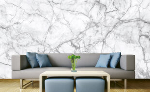 Fototapetes - Baltais marmors 375x250 cm цена и информация | Фотообои | 220.lv