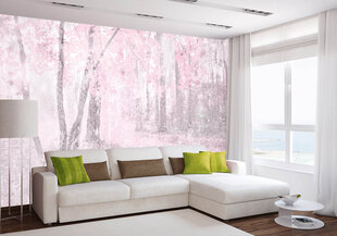 Фотообои - Розовый лес 375x250 см цена и информация | Фотообои | 220.lv
