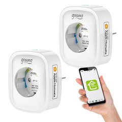 Viedā kontaktligzda Wi-Fi (2 gab) (HomeKit) cena un informācija | Elektrības slēdži, rozetes | 220.lv