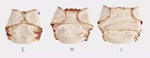 Конопляный подгузник, 4-слойный, 6-36 месяцев цена и информация | Подгузники | 220.lv