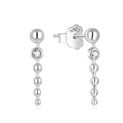 Модные серебряные серьги с цирконами Beneto AGUP1122L цена и информация | Серьги | 220.lv
