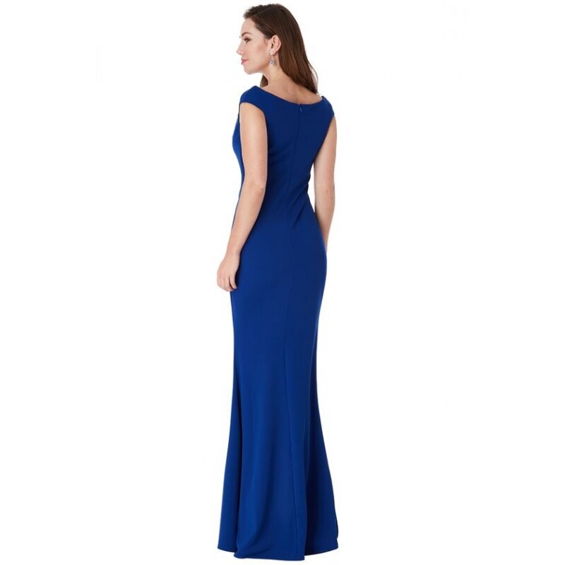 Eleganti klasiska zila maxi kleita cena un informācija | Kleitas | 220.lv
