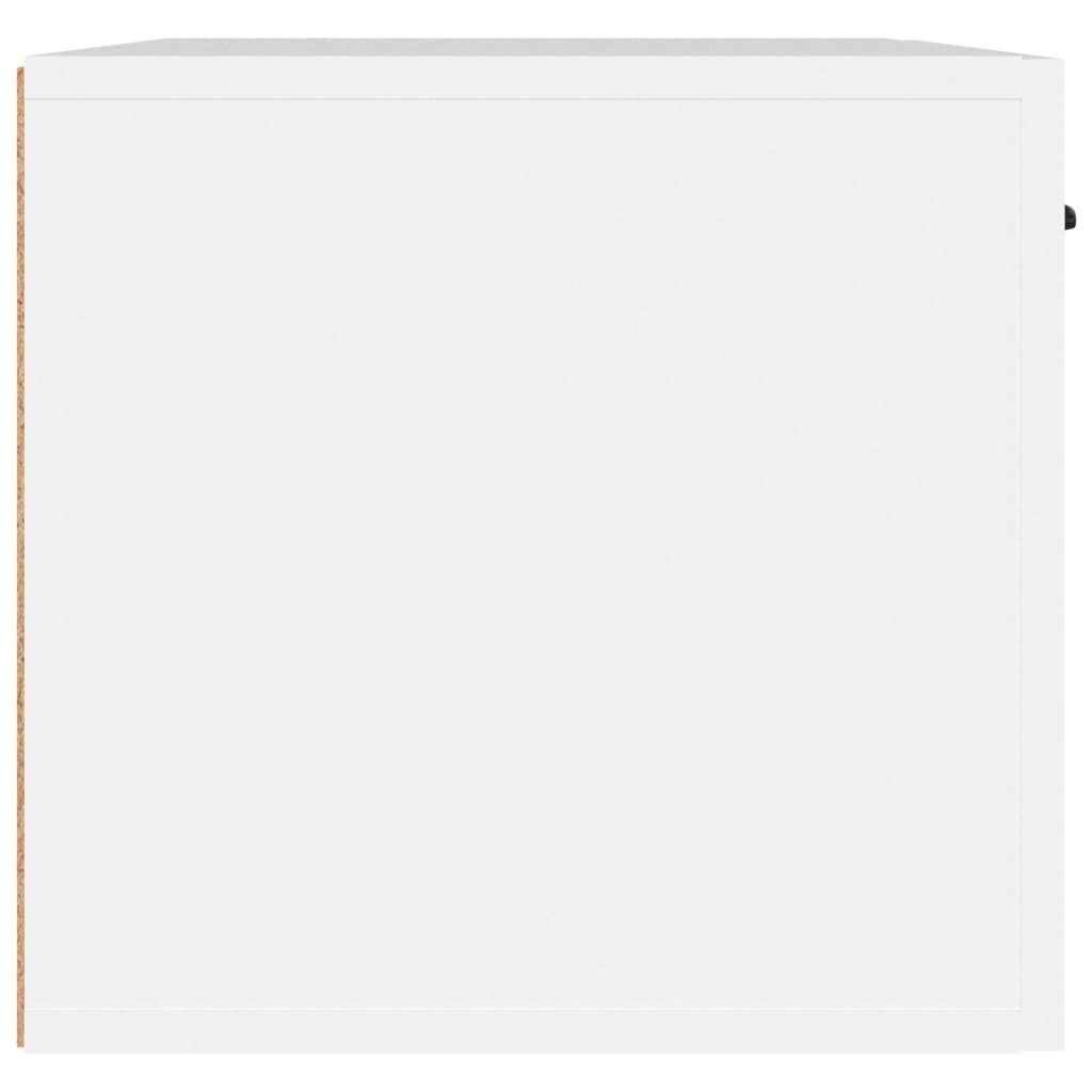 vidaXL sienas skapītis, balts, 60x36,5x35 cm, inženierijas koks cena un informācija | Skapīši viesistabai | 220.lv