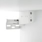 vidaXL sienas skapītis, balts, 60x36,5x35 cm, inženierijas koks cena un informācija | Skapīši viesistabai | 220.lv