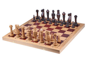 Шахматная игра, Резное дубовое дерево цена и информация | Настольная игра | 220.lv
