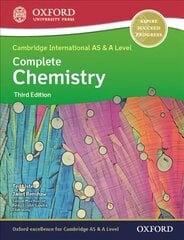 Cambridge International AS & A Level Complete Chemistry: Third Edition 3rd Revised edition цена и информация | Книги по экономике | 220.lv