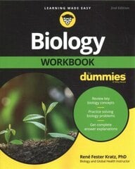 Biology Workbook For Dummies, 2nd Edition 2nd Edition цена и информация | Книги по экономике | 220.lv