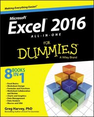 Excel 2016 All-In-One For Dummies cena un informācija | Ekonomikas grāmatas | 220.lv