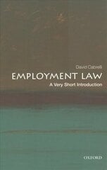 Employment Law: A Very Short Introduction cena un informācija | Ekonomikas grāmatas | 220.lv
