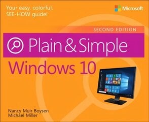 Windows 10 Plain & Simple 2nd edition cena un informācija | Ekonomikas grāmatas | 220.lv