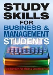 Study Skills for Business and Management Students цена и информация | Книги по экономике | 220.lv