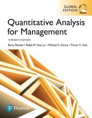 Quantitative Analysis for Management, Global Edition 13th edition cena un informācija | Ekonomikas grāmatas | 220.lv