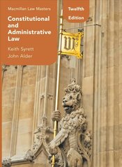 Constitutional and Administrative Law 12th ed. 2021 цена и информация | Книги по экономике | 220.lv
