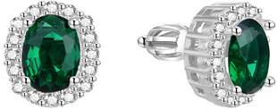 Блестящие серебряные серьги Beneto AGUP1502S цена и информация | Серьги | 220.lv
