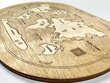 Koka puzle bērniem "World map” цена и информация | Attīstošās rotaļlietas | 220.lv