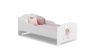 Кровать ADRK Furniture Ximena Girl with Wings, 160x80 см, белая цена и информация | Детские кровати | 220.lv