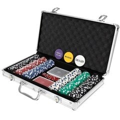 Suitcase poker spēle, 300 žetoni цена и информация | Настольные игры, головоломки | 220.lv