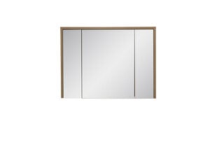 Vannasistabas skapis-spogulis bez apgaismojuma, ozols Hunton 75x100x16 cm HAMPTON cena un informācija | Vannas istabas skapīši | 220.lv
