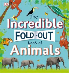 Incredible Fold-Out Book of Animals цена и информация | Книги для подростков и молодежи | 220.lv