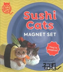 Sushi Cats Magnet Set: They're Magical! cena un informācija | Fantāzija, fantastikas grāmatas | 220.lv